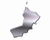 Oman 3D Silver Map