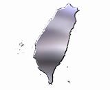 Taiwan 3D Silver Map