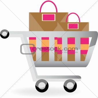 Shopping Cart and Bags