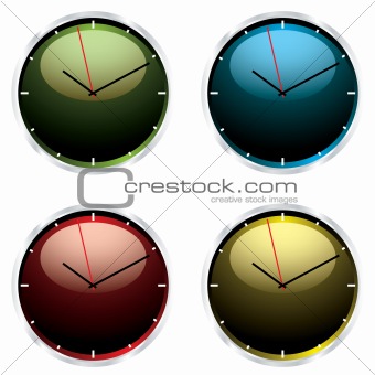 variations modern wall clock
