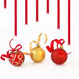 Christmas Baubles and Ribbons