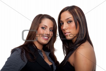 two young business women