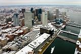 Boston Skyline from Air