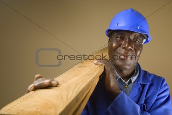 Senior African Worker 