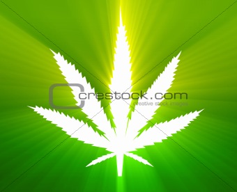 Marijuana leaf illustration