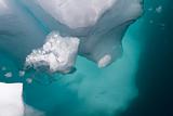 Iceberg below water surface
