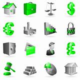 Vector business icons.
