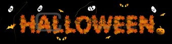 Halloween party background for your design