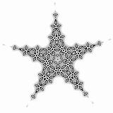 Star shape decoration for your design
