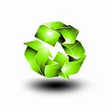3D Recycling Icon