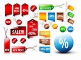 big set of vector price tags - you can use it for any sale time or seasons