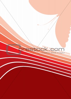 Abstract vector background - butterfly