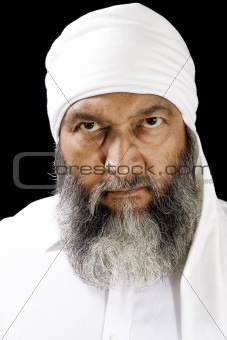 Middle Eastern man with turban