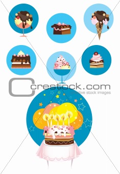 Birthday Cake and desserts