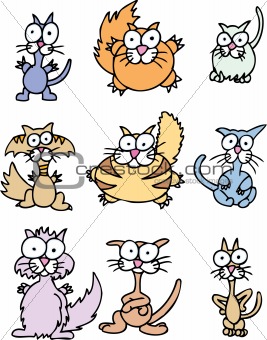 Cartoon Cats