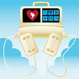 Heart defibrillator