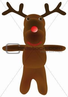 vector - reindeer