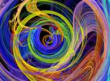 colorful spiral design