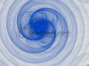 blue Spiral background