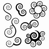 spiral vector symbol