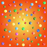 colorful bubble background