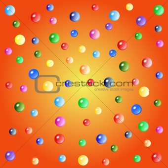 colorful bubble background