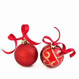 Red and Gold Christmas  Baubles
