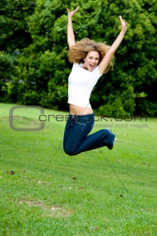 Girl Jumping