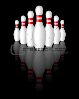 Vector bowlingpins
