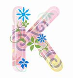 flower alphabet writing