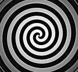 black and white spiral gradient background 