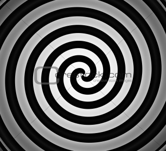black and white spiral gradient background 
