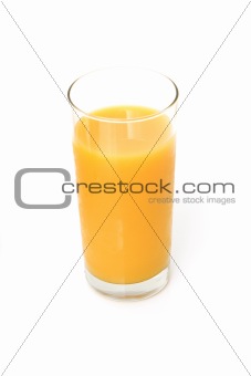 fresh orange juice in a glass