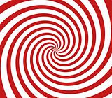 red and white spiral background