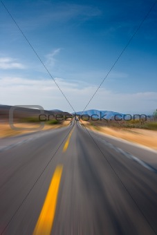 Road blur