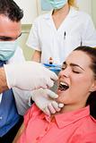 painful dental injection before operation
