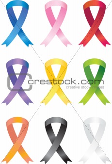 Awareness Ribbon Icons