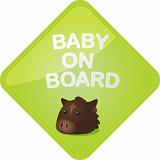 Baby on board horse