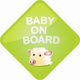 Baby on board sheep