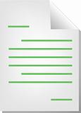 Letter document icon