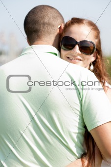 young Couple Hugging