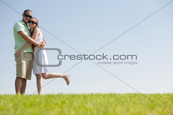 Young Couple Having A Good time