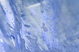 ice background / blue and clear / photography