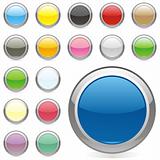 fully editable vector web buttons with details ready to use
