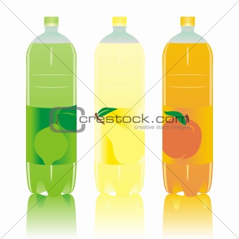 fully editable vector isolated carbonated drinks set