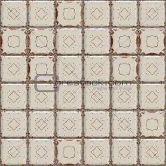 old tiles wall