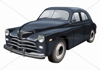 Retro Car Illustration