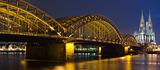 Night panoram of Cologne