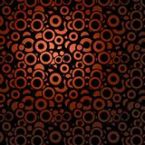 Red background made from circles