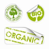 Set of bio / eco / organic labels